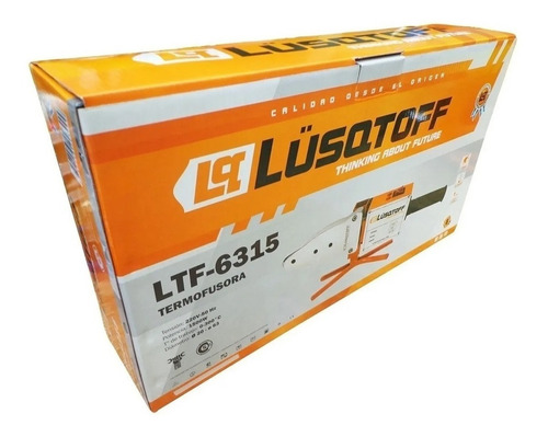 Termofusora Lusqtoff 1500w + Tijera + Nivel + Maletin + 6 Boquillas Para Sistemas Aquasystem Y Sigas Termofusionadora