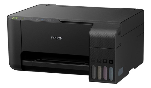 Imagen 2 de 10 de Impresora a color multifunción Epson EcoTank L3150 con wifi negra 220V