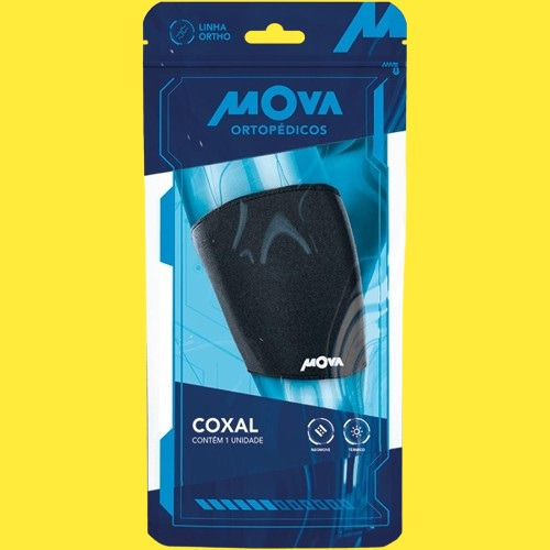Coxal De Neoprene Tamanho G Preto - Mova