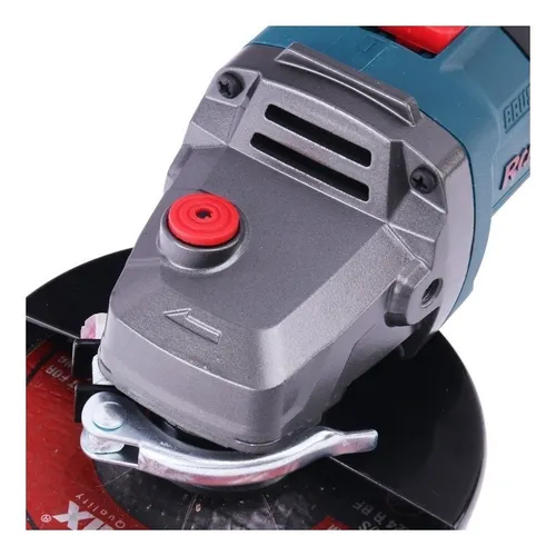 Amoladora a batería Ronix 8901K color negro y azul y rojo 22 V + accesorio + 2 bat 4ah