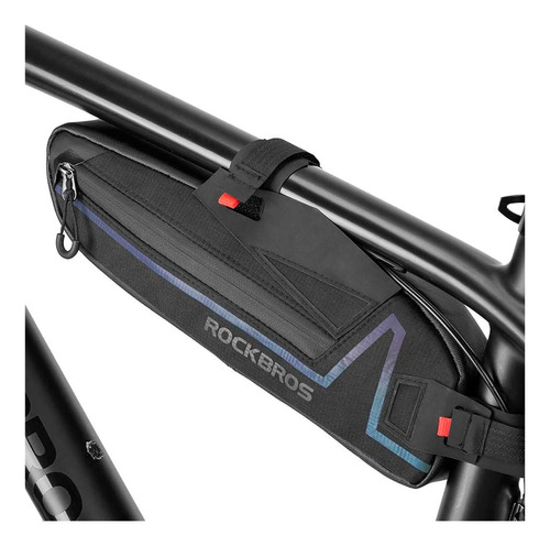 Bolso Triangular Bicicleta Cuadro Delantero Rockbros 3en1