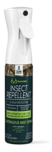 Repelente De Insectos Zone Realtree Invisible Hunter. Repele