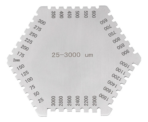 Thickness Gauge High Precision Stainless Steel Wet Film Comb