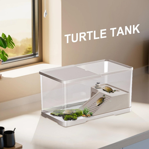 Tanque De Tortugas Pequeñas Acuario De Tortugas Hábitat De R