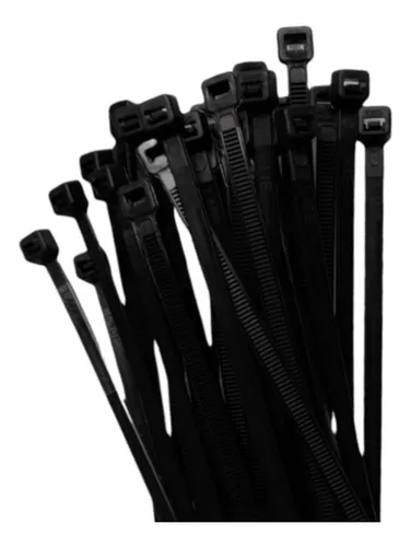 comprar Amarra Plastica Tactix Negra Bolsa 100 Pzas.largo 300 Mm