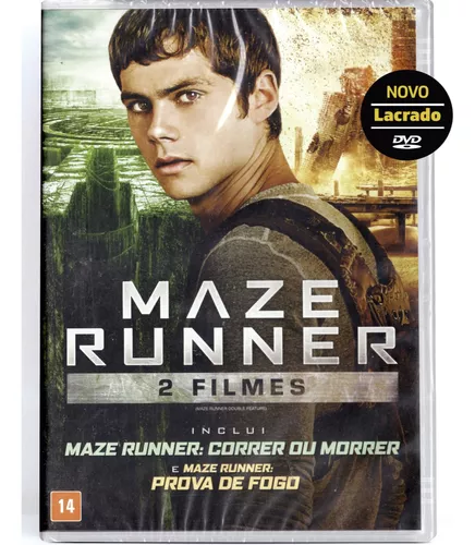 Dvd Maze Runner Correr Ou Morrer + A Prova De Fogo - Lacrado