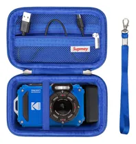 Comprar Funda Rigida Para Kodak Pixpro Wpz2 Azul A Prueba De Golpes