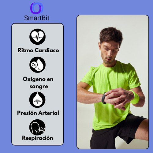 Reloj Smartwatch Hombre Smartbit S1 Pro 1.39 Azul Deportivo Redondo Compatible Con Android E Ios Llamadas Mensajes Elegante Unisex