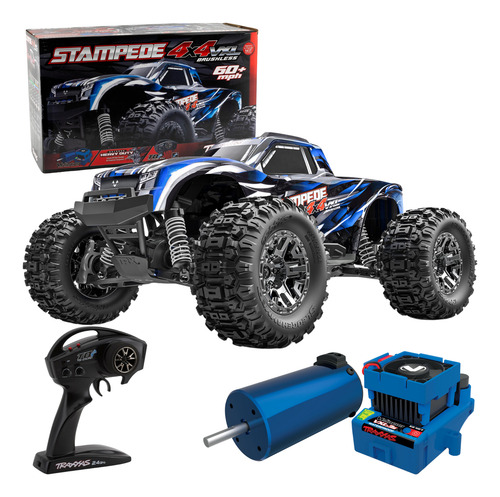 Carro De Control Remoto Traxxas Stampede 4x4 Vxl Todoterreno