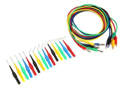 Cable De Prueba Banana Plug P1920 Con Clip A Sonda, Kit De C