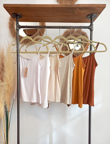 Imagen 3 de 9 de Pack X3! Musculosa Algodón Raso - Art. Celina - Espacio De Bellas!