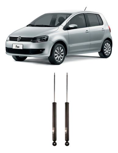 Kit X2 Amortiguador Trasero Vw Fox Año 2003 A 2015