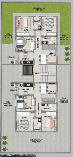 Imagem 22 de 22 de Apartamento Com Área Privativa À Venda, 3 Quartos, 1 Suíte, 2 Vagas, Planalto - Belo Horizonte/mg - 2011
