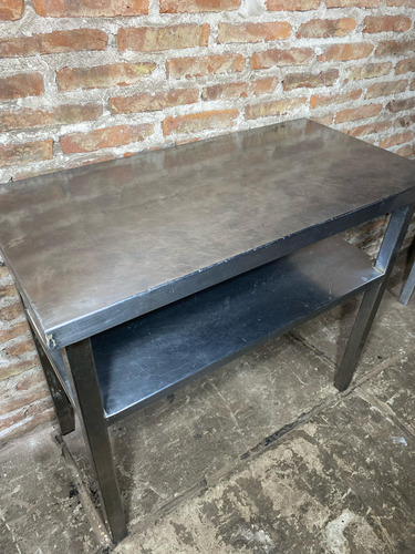Mesa Acero Inoxidable Trabajo Usada Con Envio (Usado)