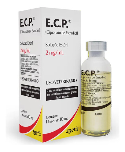 E.c.p (cipionato De Estradiol) 10ml - Zoetis