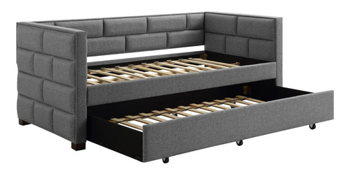 Imagen 3 de 5 de Cama Nido Doble Elegante, Estilo Moderno Patrón De Ladrillos
