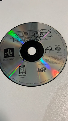 Twisted Metal 2 Ps1 Solo Disco T (Reacondicionado)