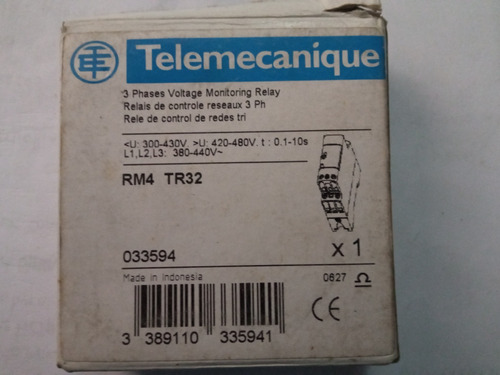 Relé De Control De Red Trifásico Rm4 Tr32 Telemecanique