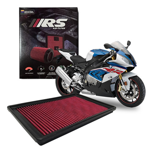 Filtro Ar Esportivo Inbox Bmw S1000rr 2018 Rs Filtros