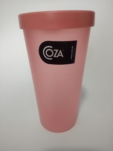 Copo Nutri Com Tampa Coza Cor Rosa