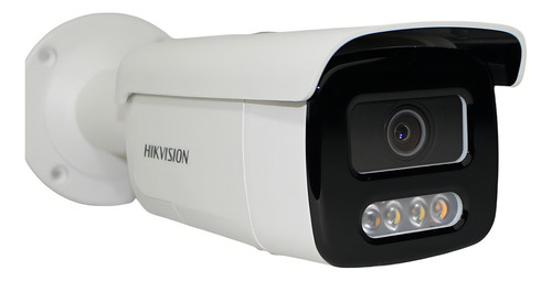 Câmera Bullet Ip Colorvu 4mp Com Strobo Luminoso Hikvision