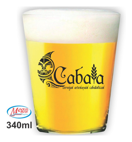 100 Copos Personalizados Cerveja/coquetel 340ml Caldereta