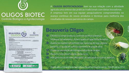 Imagem 1 de 2 de Beauveria Oligos 1 Kg