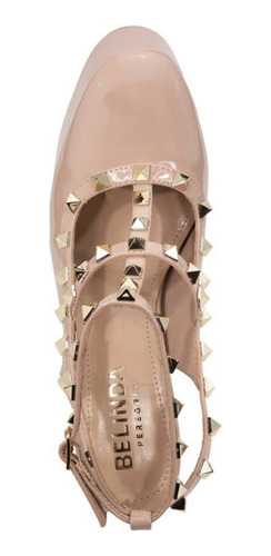 Zapatilla De Plataforma Dama Belinda Peregrin 3183 En Nude