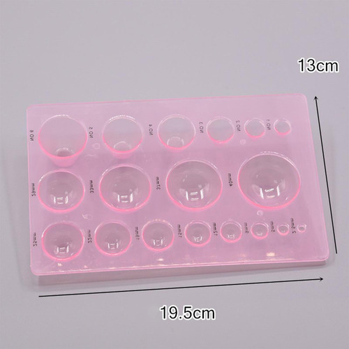 Juego De Moldes Esféricos De Plástico De 2