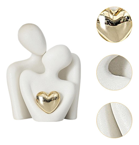 Estatua De Pareja Abrazándose, Figura De Arte, Estatua De M
