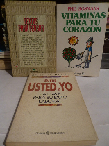 Lote X 3 Libros Autoayuda,superacion Personal