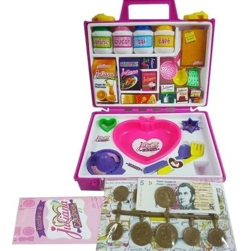 Imagen 9 de 10 de Valija Juliana Cocinera Con Accesorios Chica Original Tv