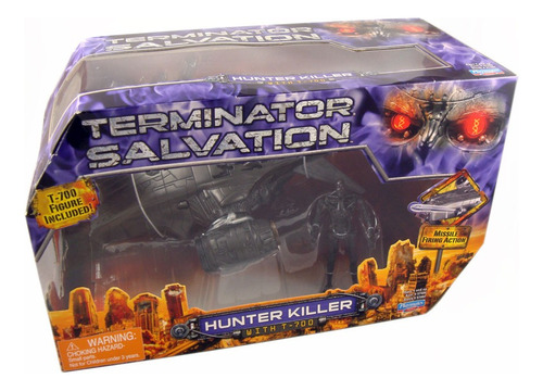 Hunter Killer With T - 700 Terminator Salvation 3.75   Nuevo