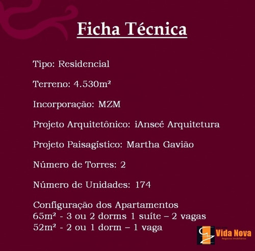 Imagem 2 de 13 de Apartamento 54 Metros Campestre - A-2275