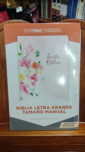 Biblia Rv 1960 Letra Grande Manual Edicion Especial Rosa 