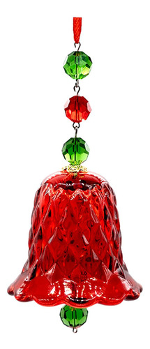 Decoración De Árbol De Navidad, Colgante De Cristal Rojo