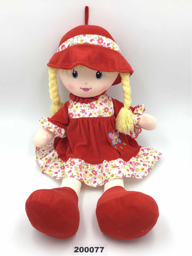 Muñeca De Tela Peluche Grande 80 Cm Phi Phi Toys