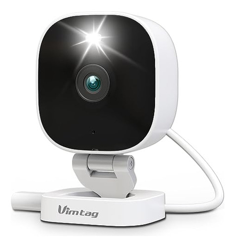 Mini Security Camera Outdoor/indoor With Spotlight, Plu...