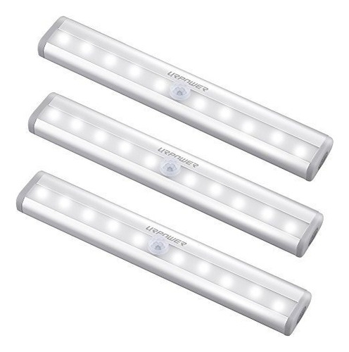 Urpower Luz Con Sensor De Movimiento, 10 Bombillas Led De F