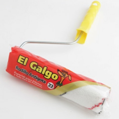 Imagen 2 de 7 de Rodillo Antigota Nº 22 El Galgo Pintura Latex Ogus