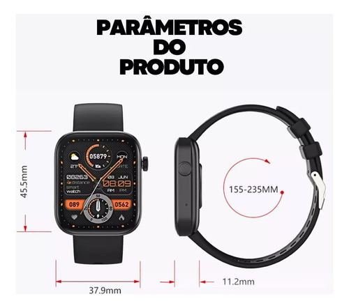 Smartwatch Colmi P71 Preto