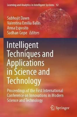 Libro Intelligent Techniques And Applications In Science ...