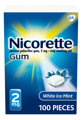 Nicorette® 2 Mg De Hielo Blanco Menta® Dejar De Fumar
