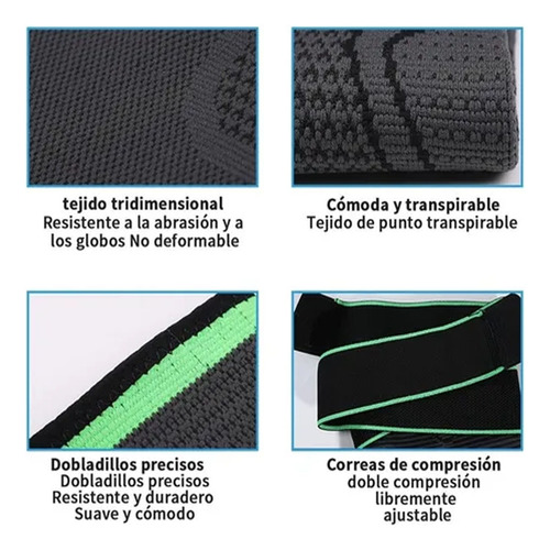 Tobillera Deportiva Con Compresión Y Protección Contra Daños Naranja