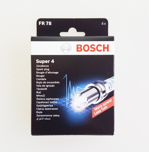 Juego De Cuatro Bujías Bosch Fr78 Super 4