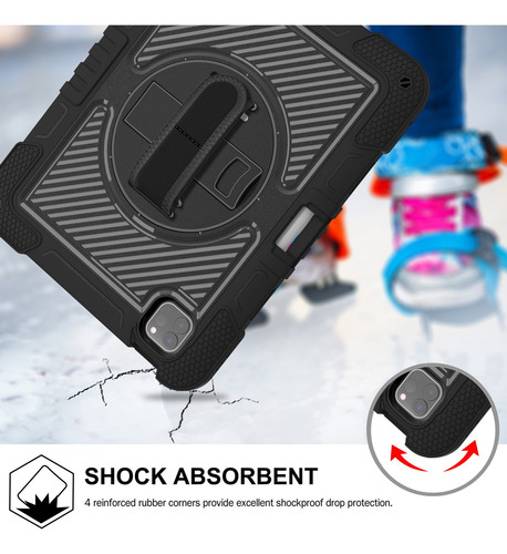 Funda Uso Rudo Para iPad Pro 11 Pulgadas 2024 A2837/a2836