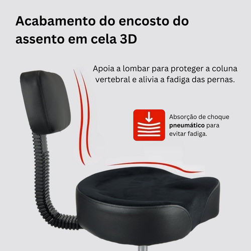 Banco Konig Para Bateria Com Encosto E Regulagem De Altura