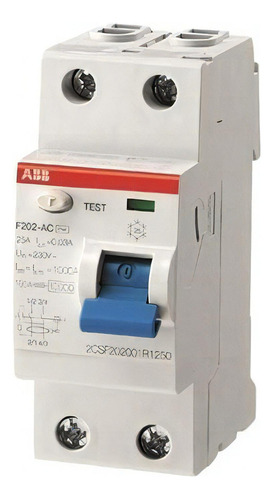 Interruptor  diferencial ABB AR F202 AC-63/0,03