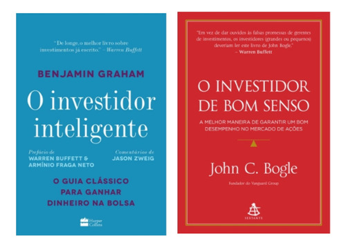 Kit Investidor Inteligente Psicologia Financeira Investidor De Bom Senso, De Vários Autores. Editorial Harpercollins, Tapa Mole En Português