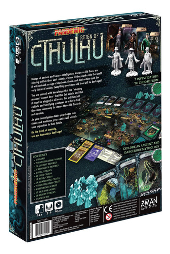 Juego De Mesa Pandemic Reign Of Cthulhu En Español